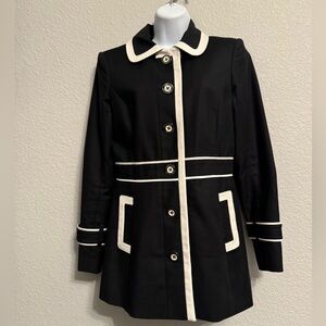 WHBM Timeless Chic Black and White Women's Jacket size 6
